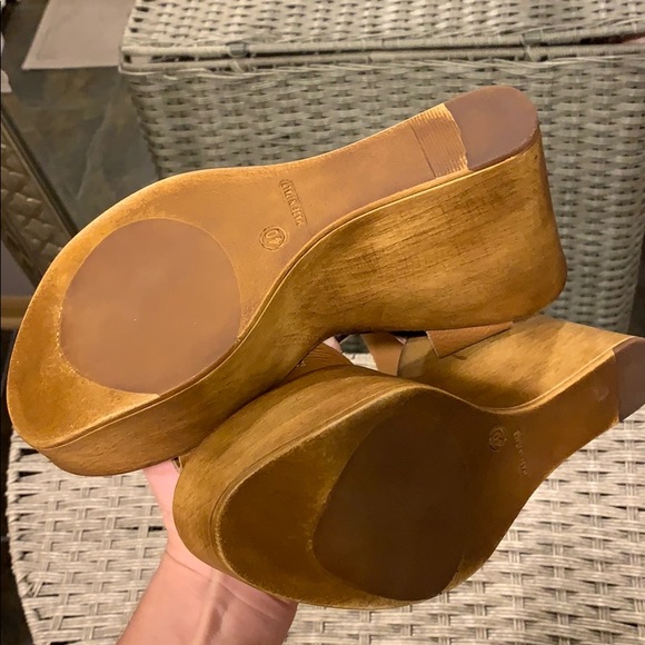 Steve Madden Brown Wedge Sandal | Sz 10 NWOT - Picture 4 of 6